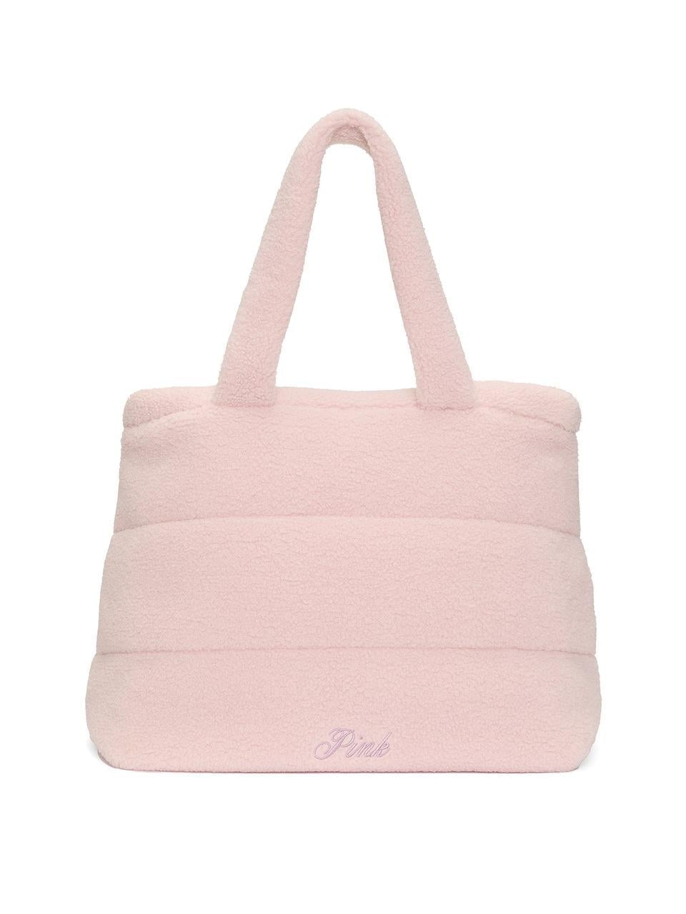 Жіноча сумка шопер Victoria's Secret Cozy Plush Рожевий (84784546937)