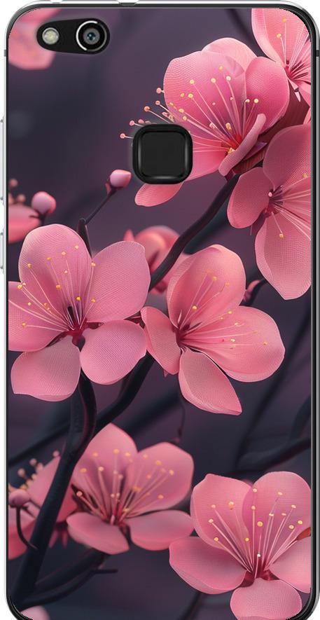 Чехол на Huawei P10 Lite Пурпурная сакура (6075u-896-42517)