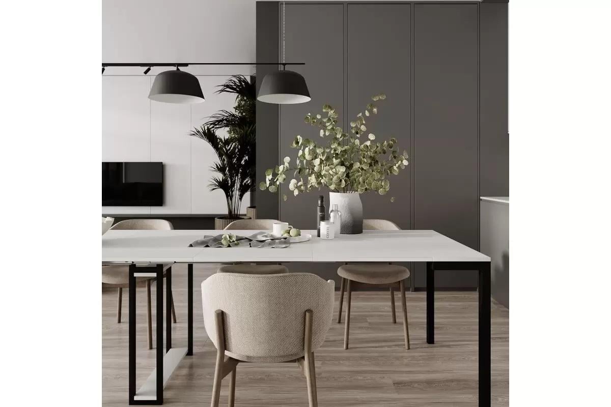 Стол-трансформер обеденный ART IN HEAD Sensei ЛДСП раскладной 90х53/277 см Антрацит (TB29020000030) - фото 4 Стол-трансформер обеденный ART IN HEAD Sensei ЛДСП раскладной 90х53/277 см Антрацит (TB29020000030) - фото 4