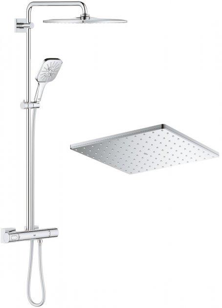 Душевая система Grohe Rainshower Smartactive Cube 310 с термостатом (26649000) - фото 3