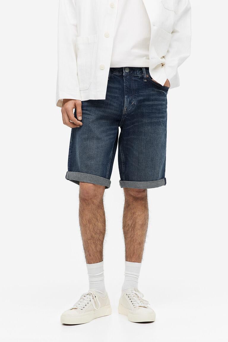 Шорти H&M р. 30 Темно-синій (E8071045433)