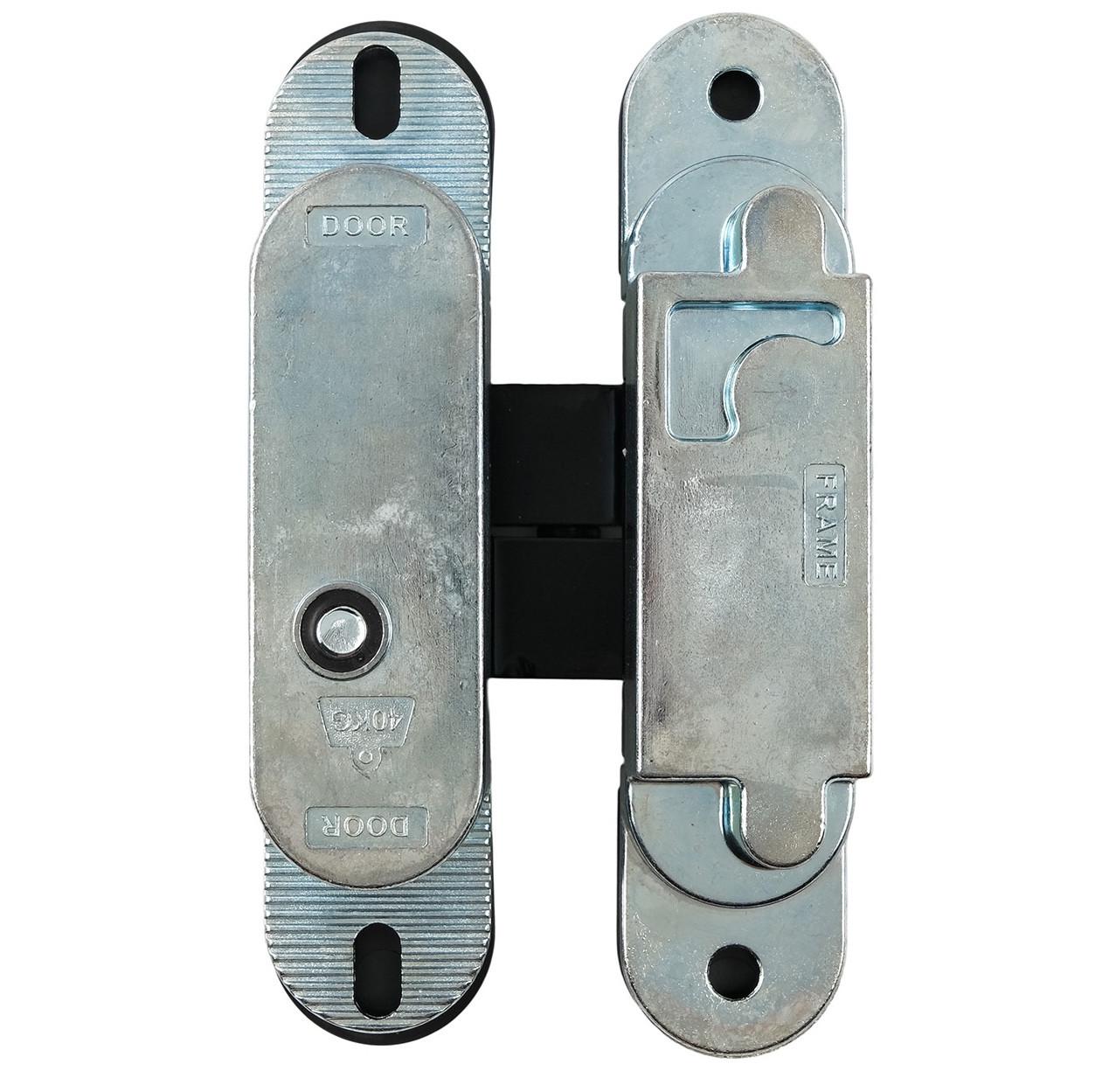 Петля скрытая Profitlock PL140 3D 24x110 мм для дверей 40 кг Черный матовый (PL140.BL) - фото 3 Петля скрытая Profitlock PL140 3D 24x110 мм для дверей 40 кг Черный матовый (PL140.BL) - фото 3