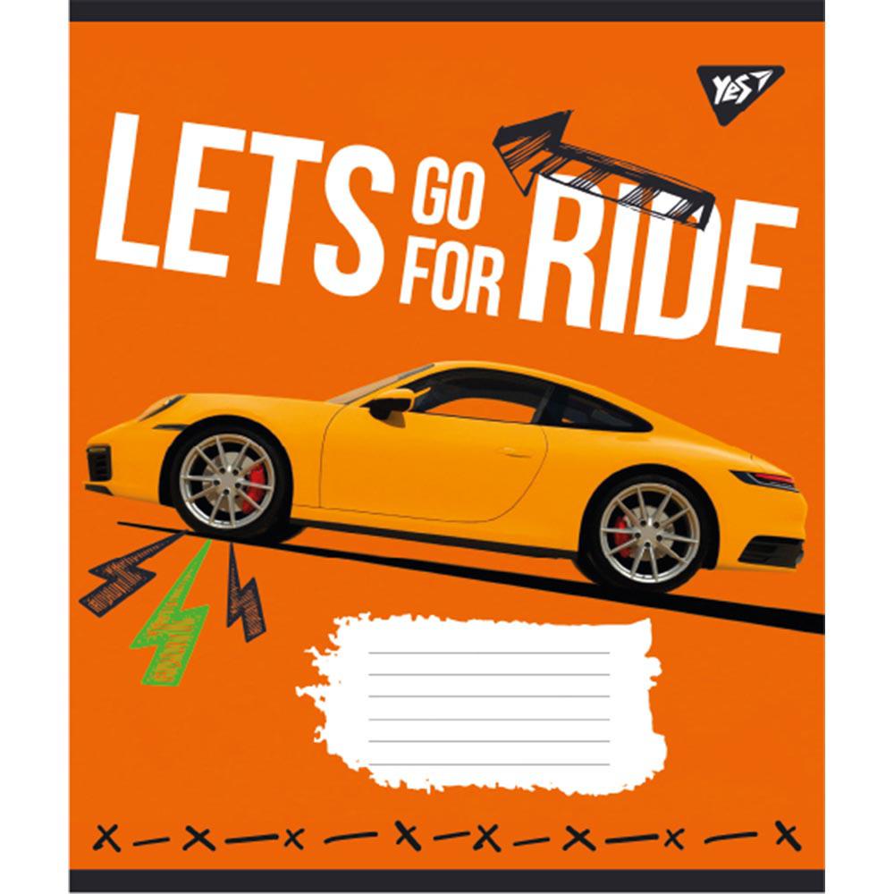 Зошит шкільний Yes Lets go for ride 18 аркушів лінія 25 шт. (766610) - фото 3