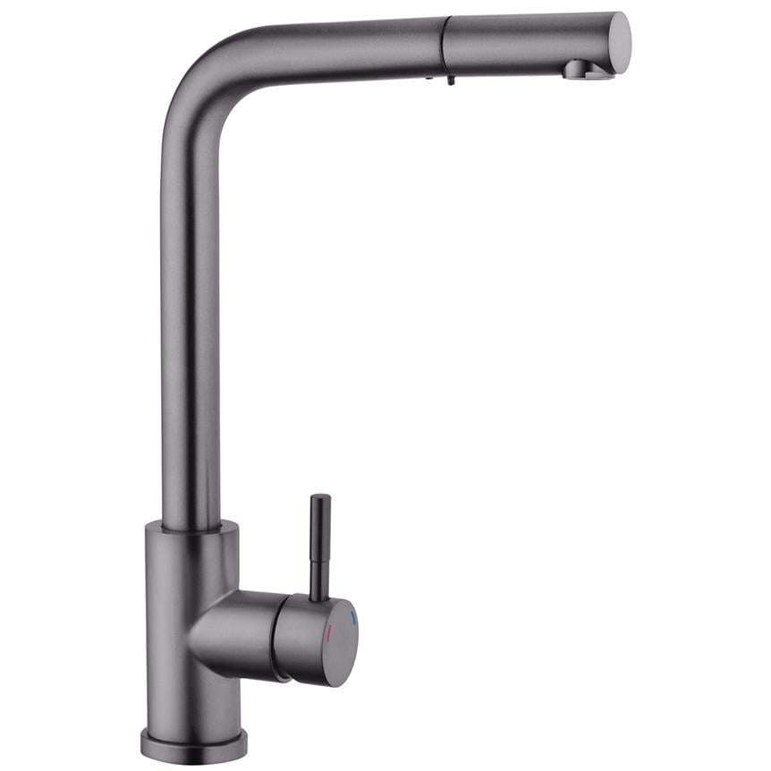 Змішувач для кухні Kroner KRP Edelstahl Klassisch-PVD03917 CV032285 із висувною лійкою (217782)