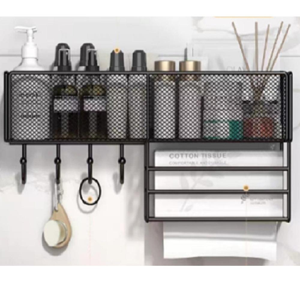 Полка настенная с держателем 4 г 40х13,5х19,5 см (M50244) - фото 2 Полка настенная с держателем 4 г 40х13,5х19,5 см (M50244) - фото 2