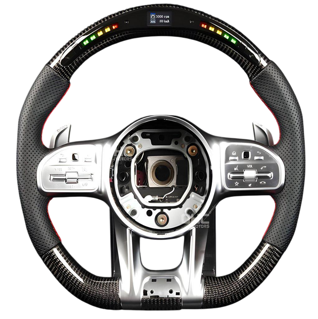 Руль AMG-Style для AMG Карбон LED GBT для Mercedes CL-class C216 2006-2014 гг. Черный