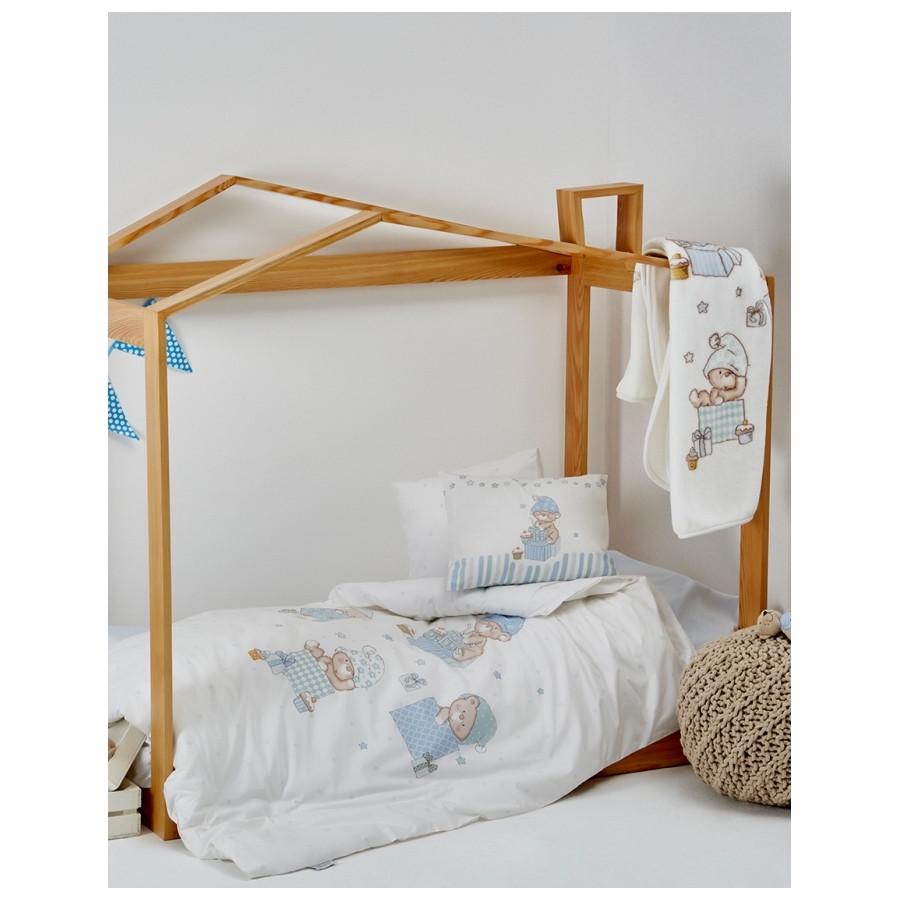 Постельное белье для младенцев Karaca Home Funny Bears 2017-1 ранфорс (8680214116296)