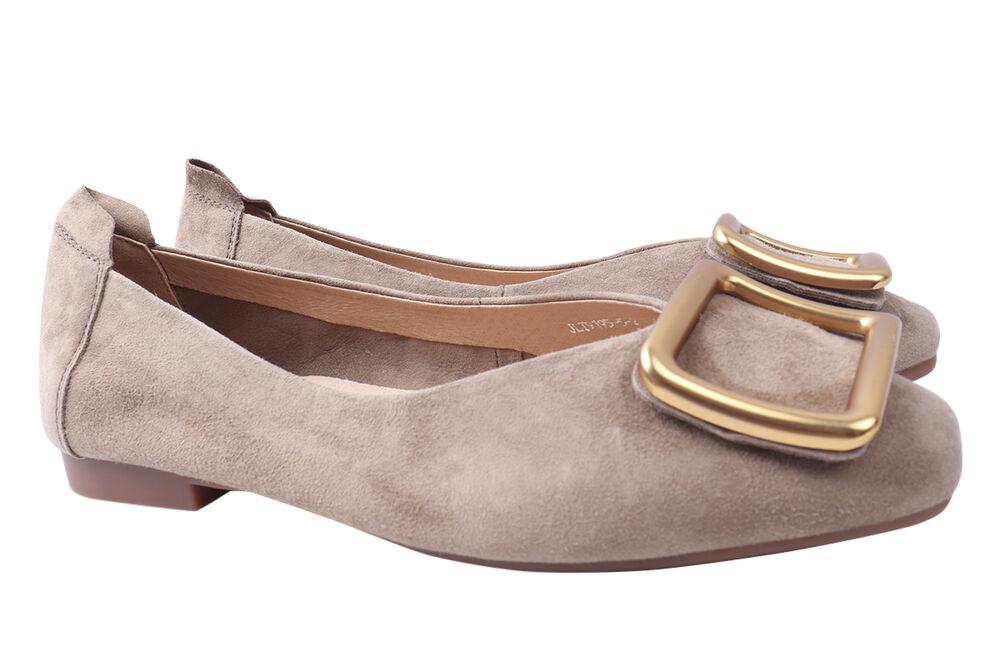 Туфли женские Berkonty из замши на низком ходу р. 38 (330-21DTB)