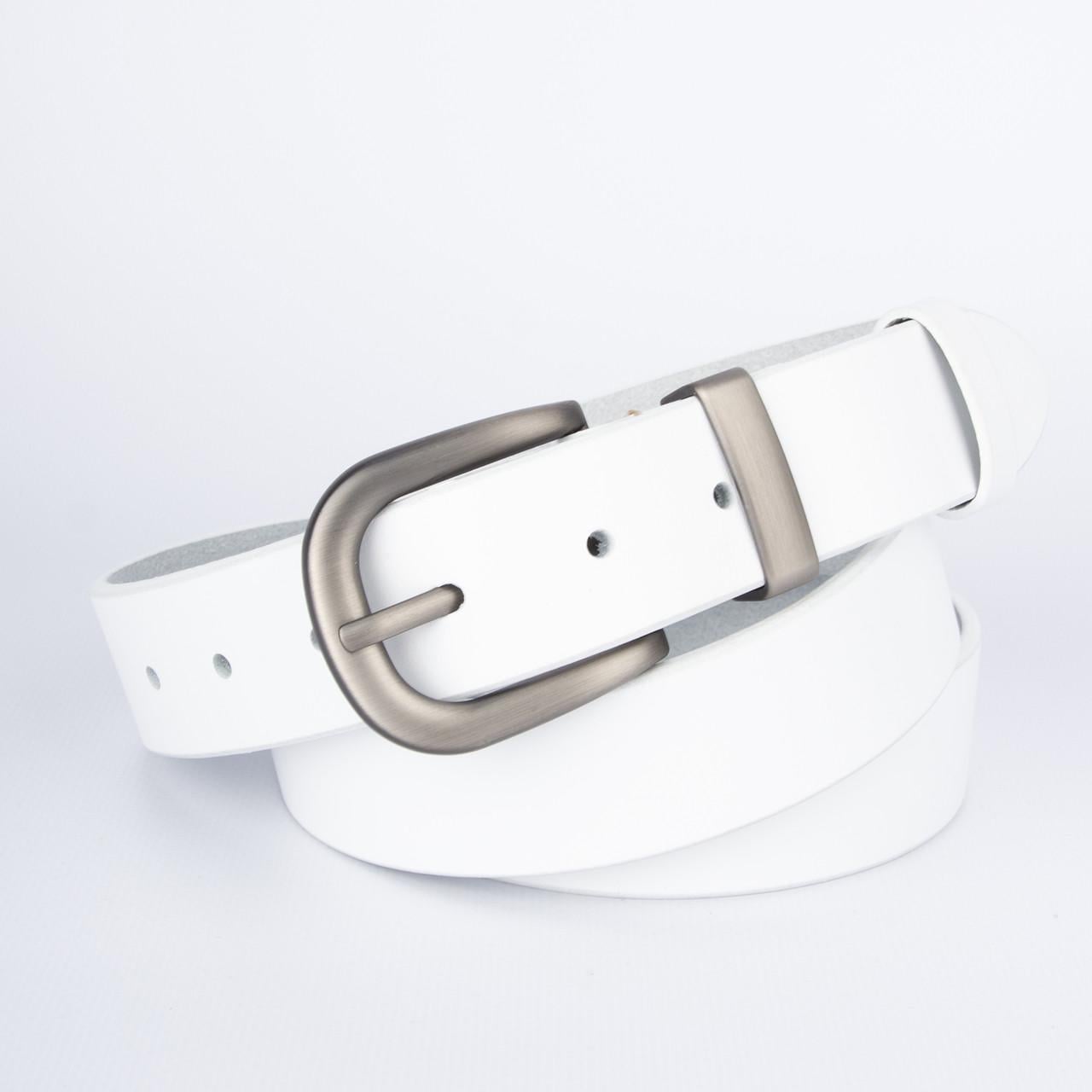 Ремень женский кожаный HC-3092 130 см Silver (2569188920)