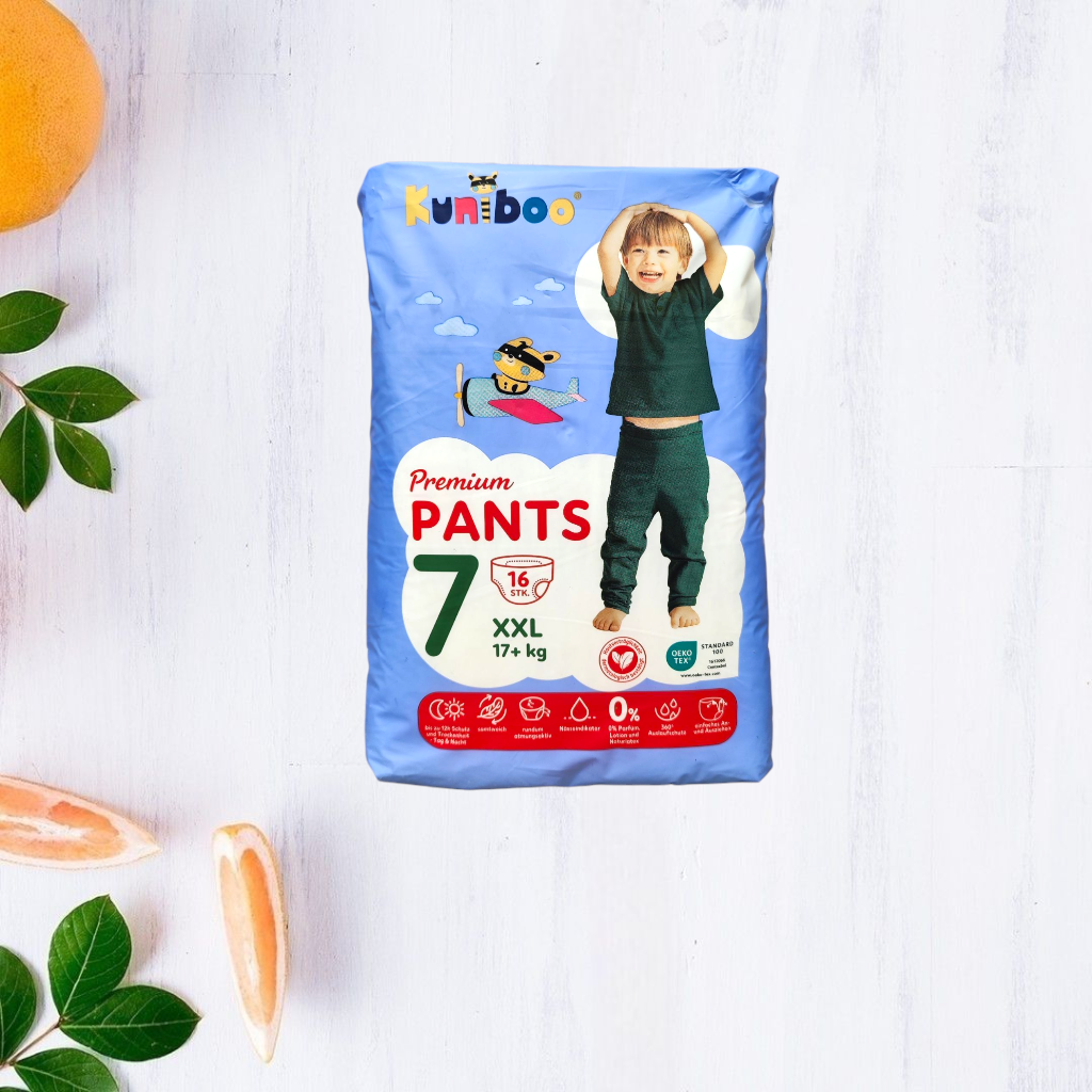 Підгузки-трусики Kuniboo Premium 7 17+ кг 16 шт.