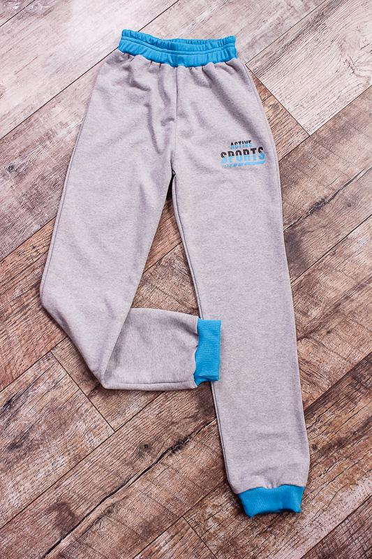 Брюки для мальчика Носи свое 122 см Серый/Бирюзовый (6074-023-33-v36)