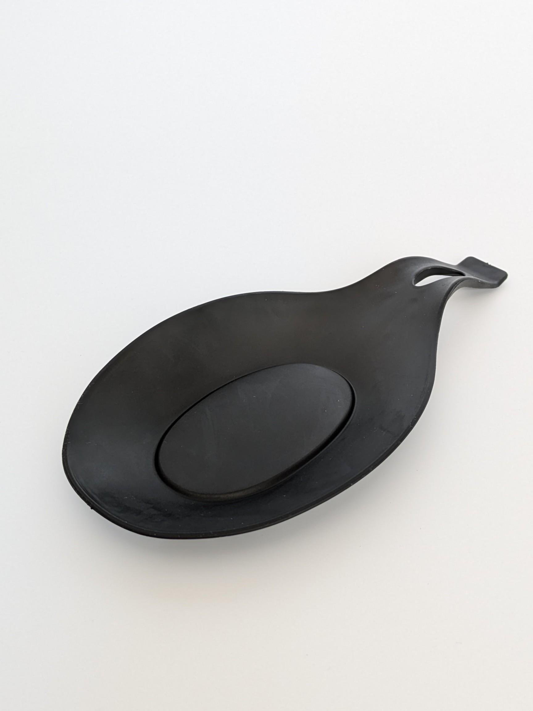 Подставка под ложку силиконовая Черный (1847) Подставка под ложку силиконовая Черный (1847)