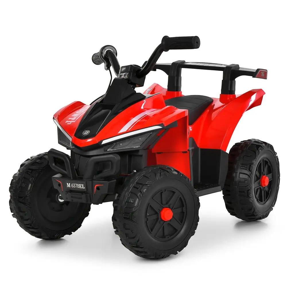 Электроквадроцикл детский Bambi M 6378EL-3 2 двигателя 12 В Красный