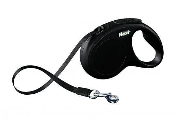 Рулетка-поводок FLEXI Classic XS 3 м до 12 кг Черный (1151264268)