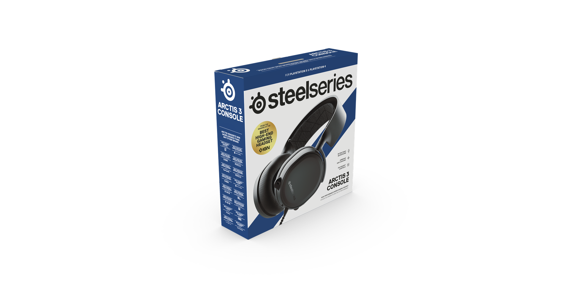 Наушники игровые SteelSeries Arctis 3 Console Edition Black (61501) - фото 4