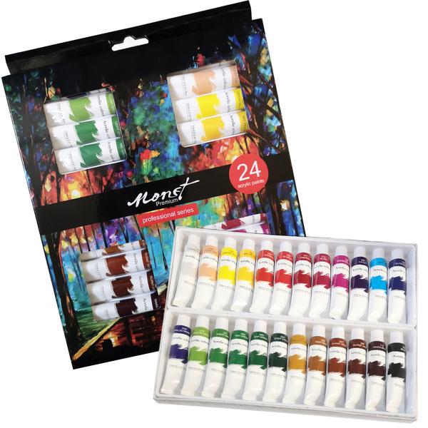 Набор акриловых красок Monet тубы в картоне 24 шт./12 мл (1565160) - фото 2