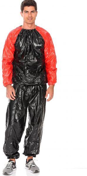 Костюм-сауна для схуднення LiveUp Sauna Suit PVC S/M Червоний/Чорний (NL LS3034)