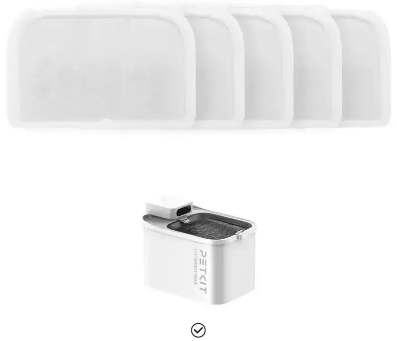 Фильтр PETKIT Filter Unit Rect Eversweet Max P4171 5pcs White - фото 3 Фильтр PETKIT Filter Unit Rect Eversweet Max P4171 5pcs White - фото 3