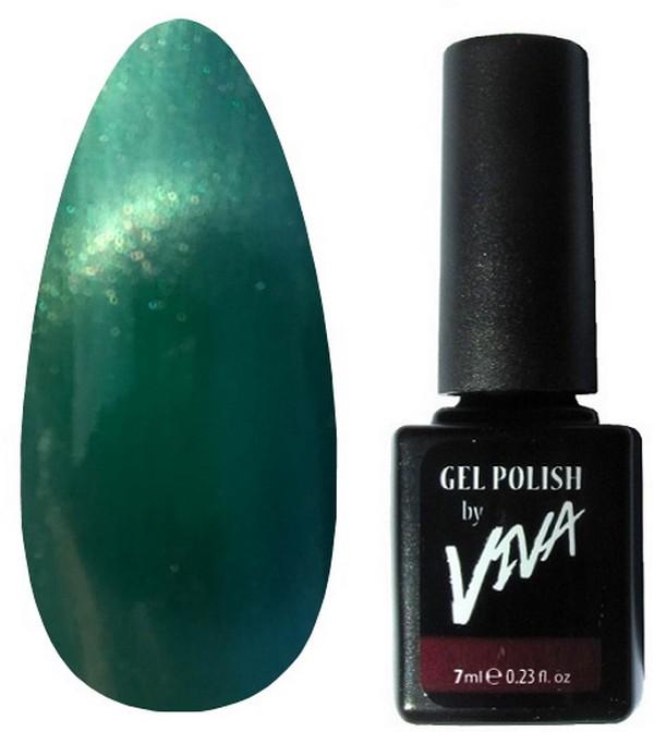 Гель-лак VIVA № 057 Кошачий глаз 7,3 мл Зеленый (VI-07-057)
