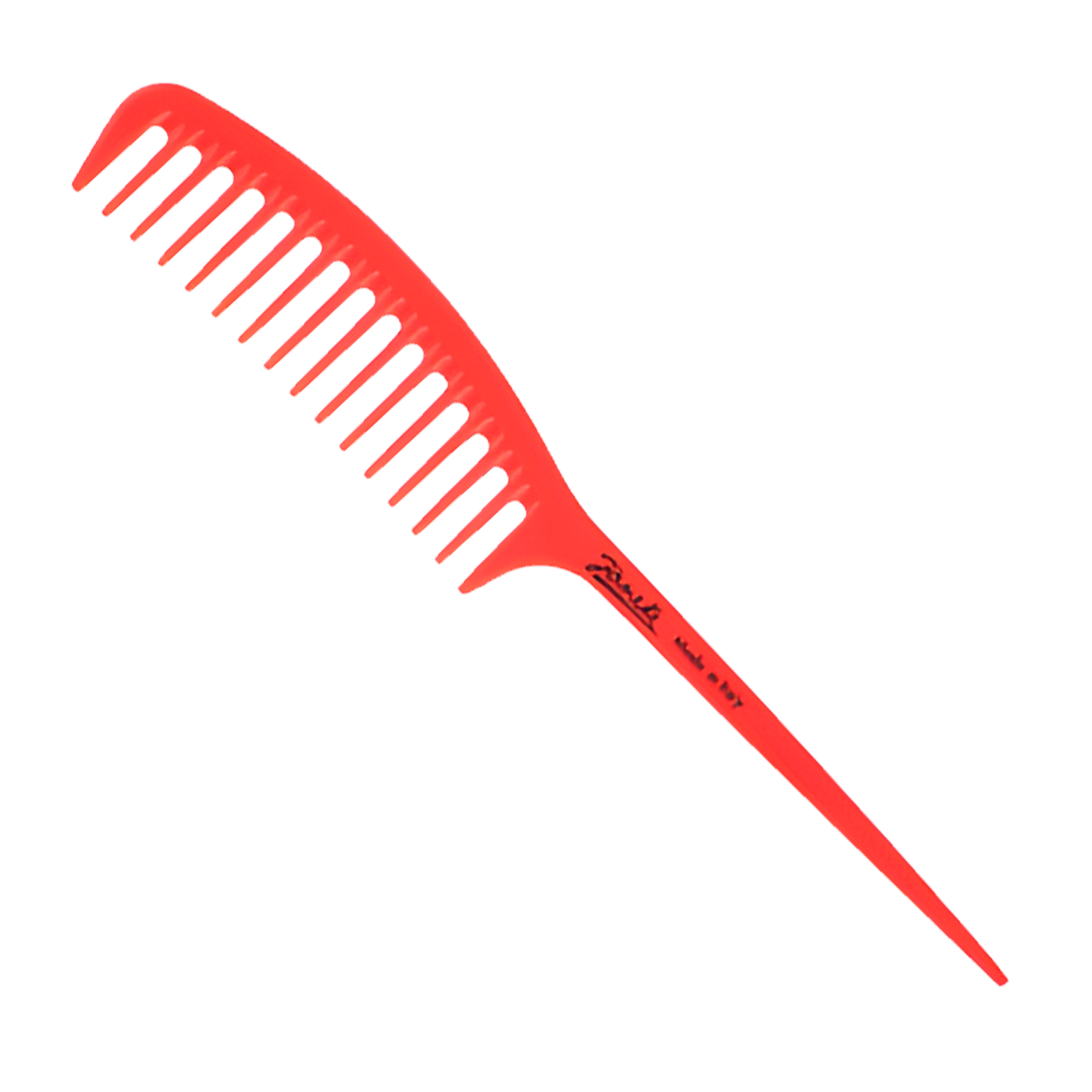 Гребень с ручкой JANEKE Supercomb Оранжевый Гребень с ручкой JANEKE Supercomb Оранжевый