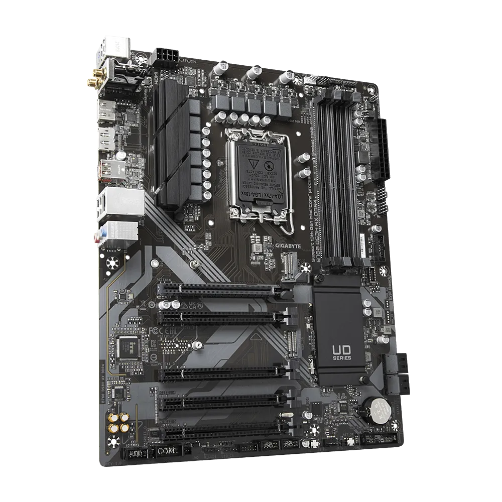 Материнська плата Gigabyte B760 DS3H AX DDR4 LGA1700 B760 Wi-Fi 6 4xDDR4 ATX (570726) - фото 3