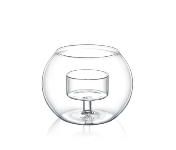 Підсвічник круглий Wilmax Thermo на 1 свічку 12х10 см (f212119b)