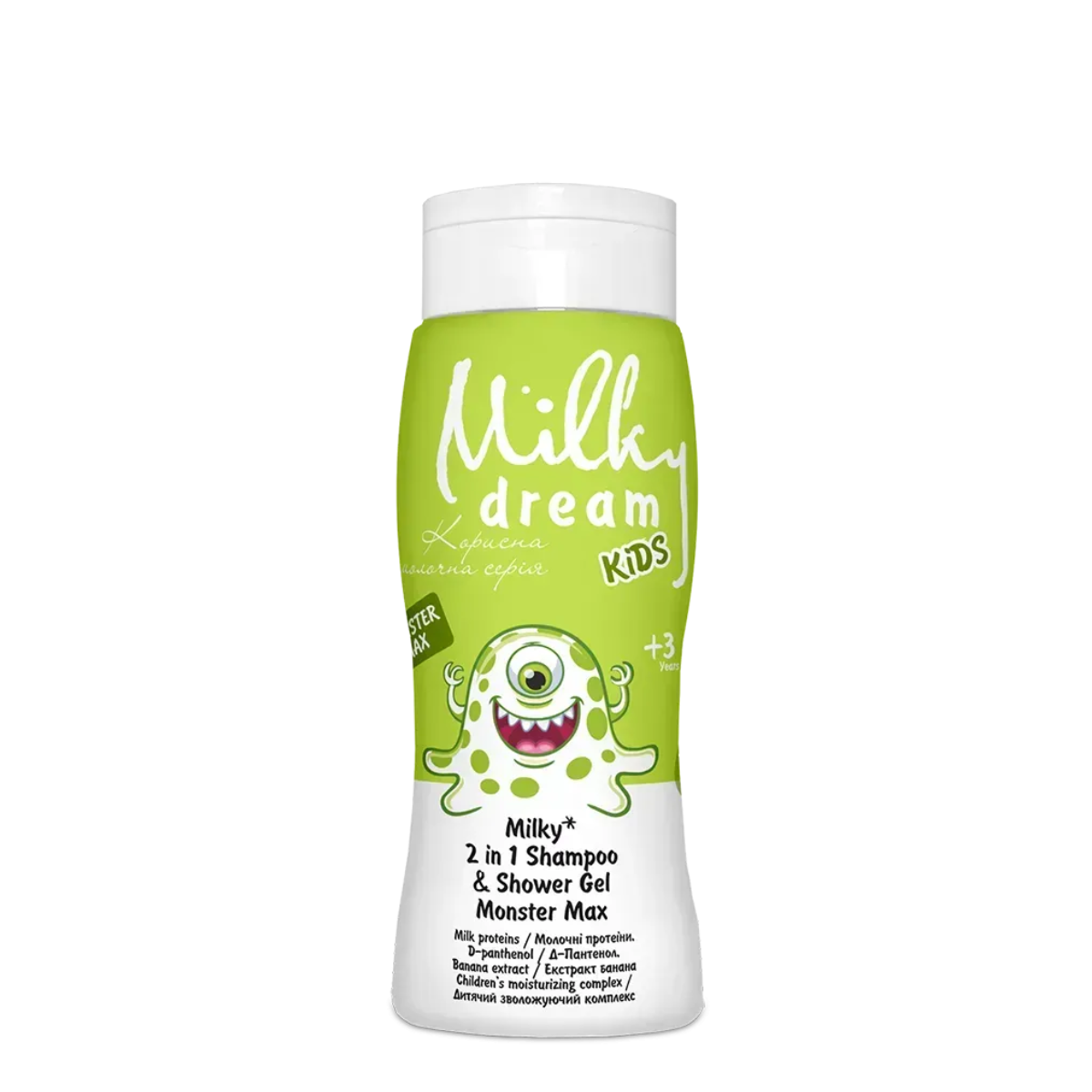 Шампунь-гель для душа детский Milky Dream Монстрик Max 2в1 300 мл