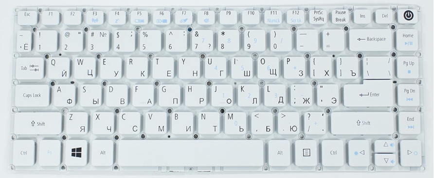Клавиатура для ноутбука Acer Aspire E5-473G матовая (NK.I1417.0DL)