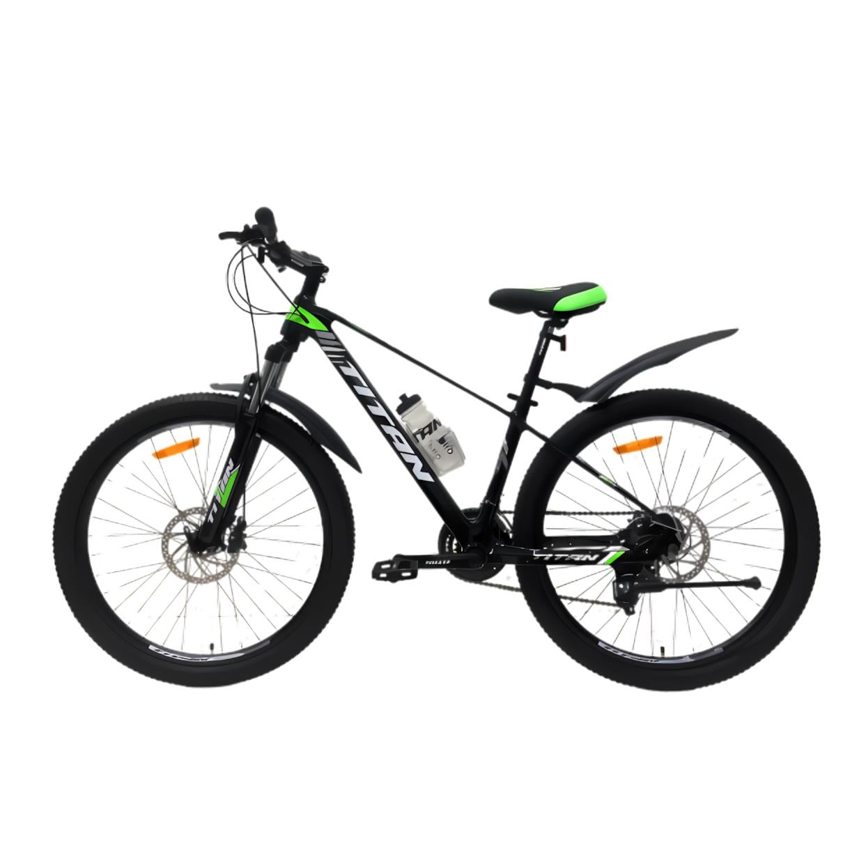 Велосипед Titan Canyon 27,5" 17" Чорно-зелений (407)