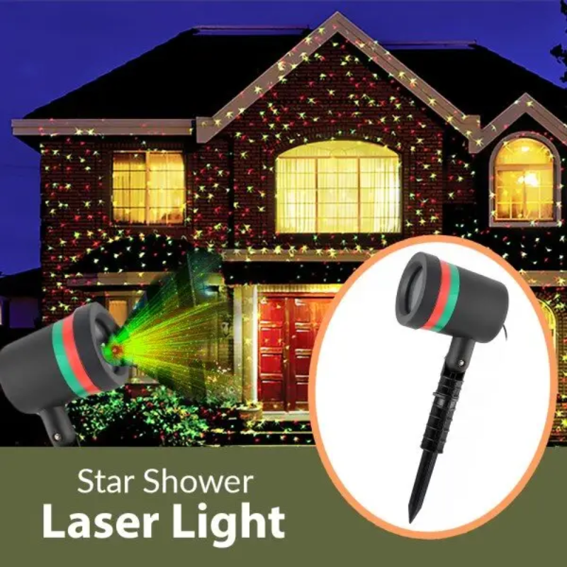 Проектор Star shower laser light от сети - фото 7