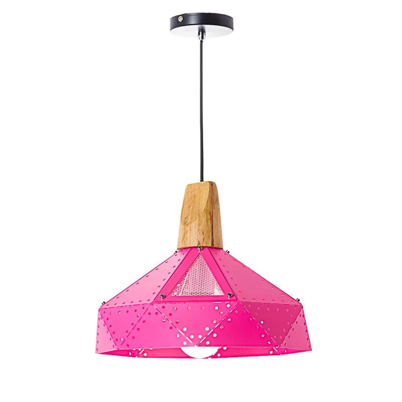 Люстра підвісна Light House ES-15412/pink на одну лампу Рожевий