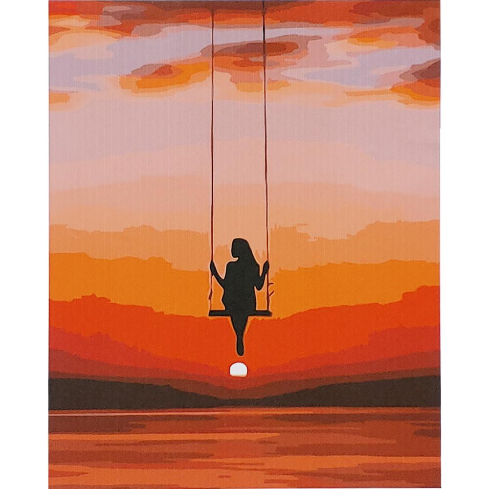 Картина по номерам Strateg Премиум Качели над морем 40x50 см (GS098)