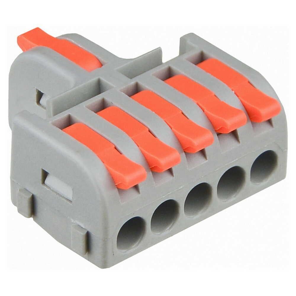 Клемма быстрого монтажа АСКО-УКРЕМ DB-15 проходная 1x5х2,5 мм2 (A0130010127)