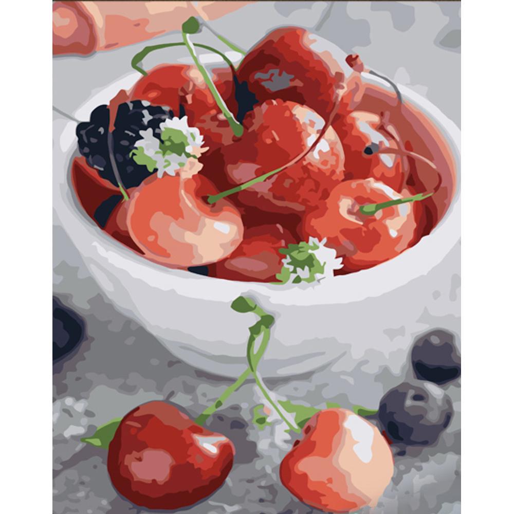 Картина по номерам Стратег Вкусная черешня ss-6594 30x40 см (MTT-166641)