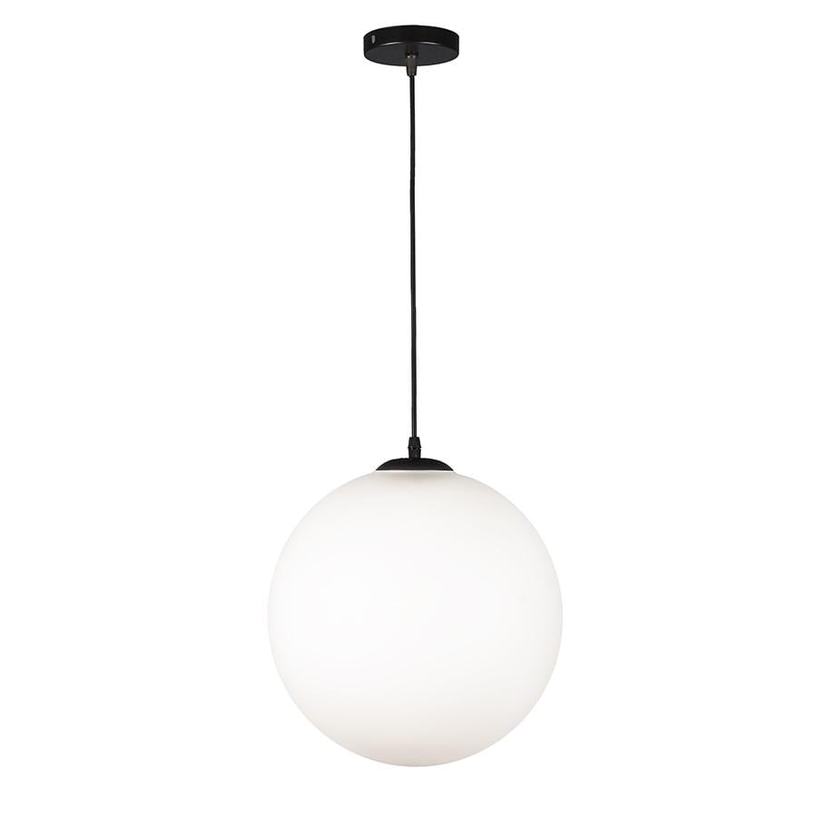 Светильник подвесной шар Levistella 756glass300F-1 BK WH черный плафон Белый 