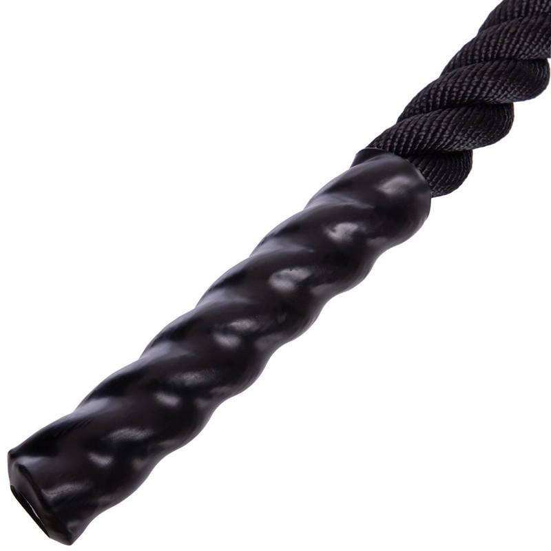 Канат для кросфіту Zelart COMBAT BATTLE ROPE FI-5311-9 9 м Чорний (DR003145) - фото 2