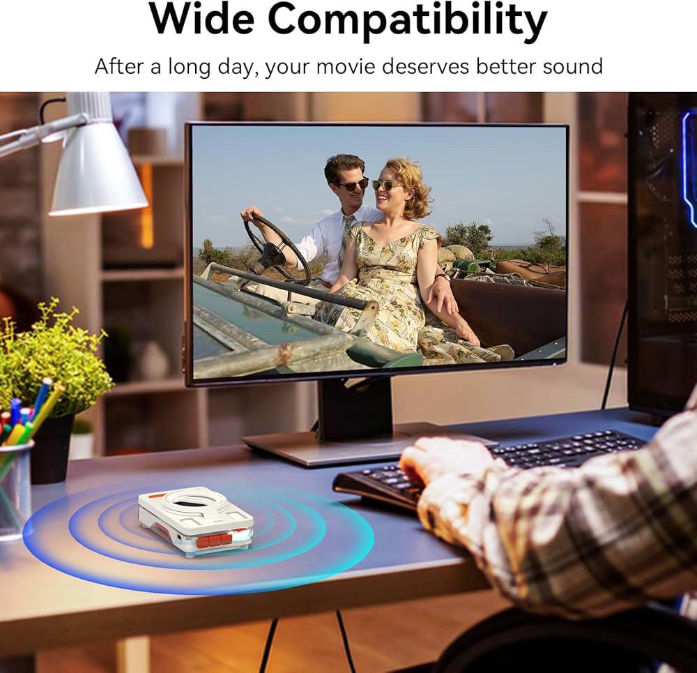 Колонка портативная Bluetooth ANCwear с TF-картой и подставкой для телефона Bluetooth 5.4 Белый - фото 4 Колонка портативная Bluetooth ANCwear с TF-картой и подставкой для телефона Bluetooth 5.4 Белый - фото 4