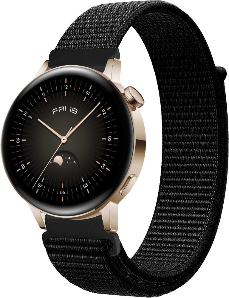 Ремешок нейлоновый Sport Loop для Huawei Watch GT3 42 мм Black (16130-2B)