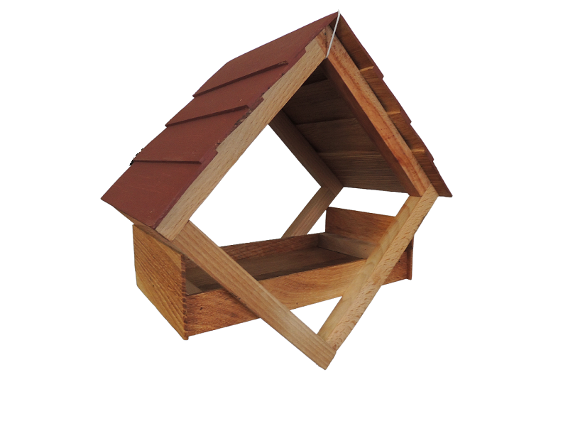 Годівниця для птахів дерев'яна 33x20x33 см (25005806)