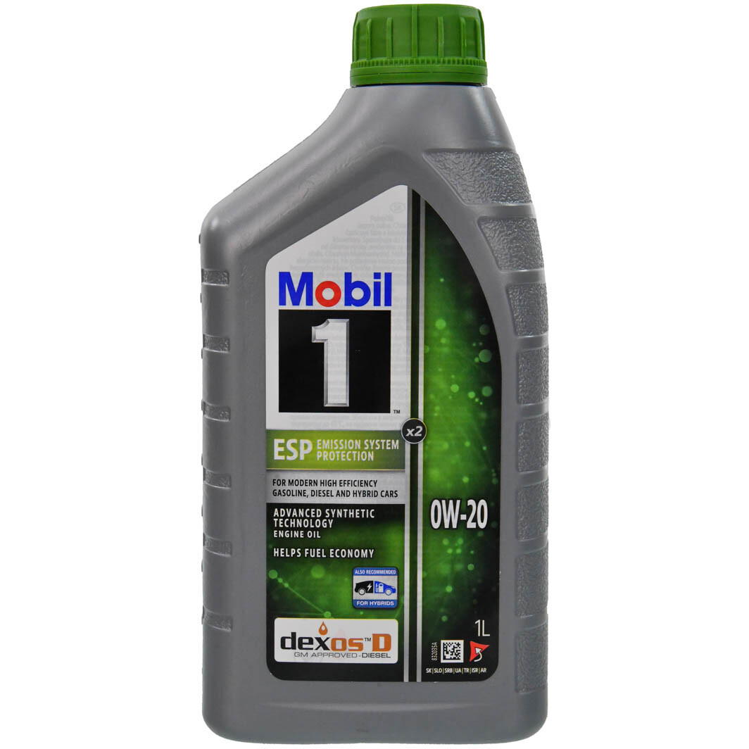 Моторное масло Mobil 1 ESP X2 C5/C6 SP 0W-20 1 л (153790)