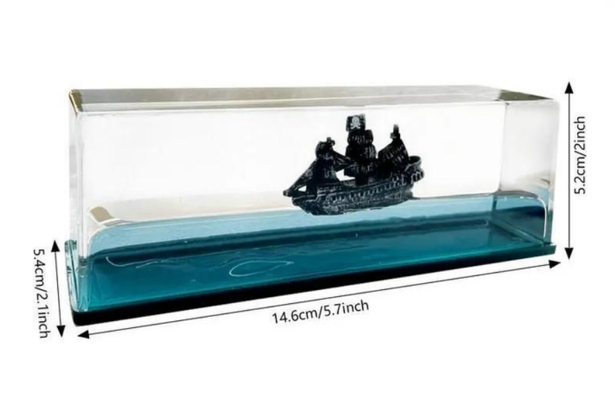 Кораблик нетонущий в колбе Черная жемчужина (GD98O) - фото 3 Кораблик нетонущий в колбе Черная жемчужина (GD98O) - фото 3