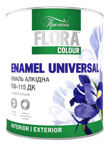 Эмаль Дніпро-Контакт Flora Colour ПФ-115 0,9 кг Оранжевый