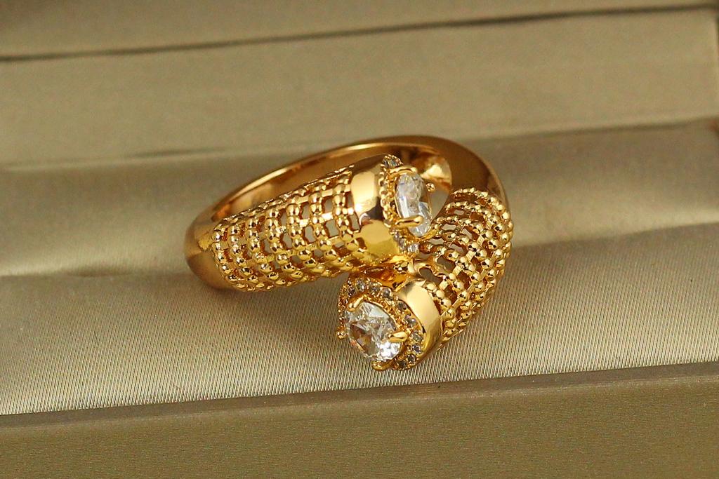 Кольцо Xuping Jewelry горн р. 20 Золотистый (27503556)