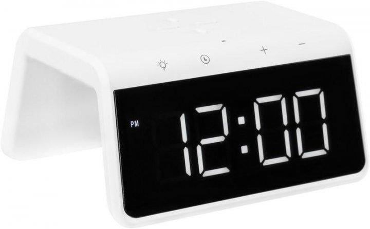 Годинник настільний смарт з функцією бездротової зарядки Gelius Pro Smart Desktop Clock Time Bridge GP-SDC01 - фото 1