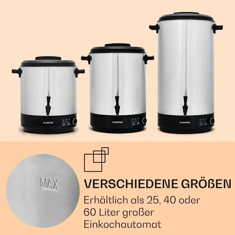 Термопот для консервування Klarstein Abbey 25 (10041838) - фото 4