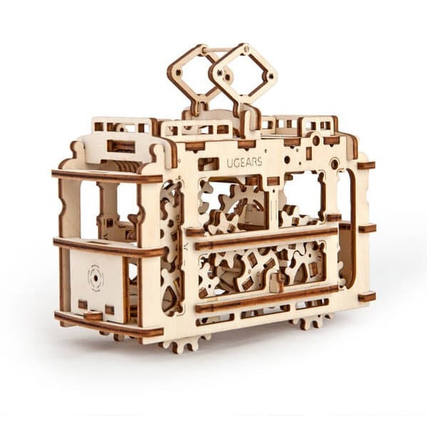 3D пазл механічний UGEARS «Трамвай»