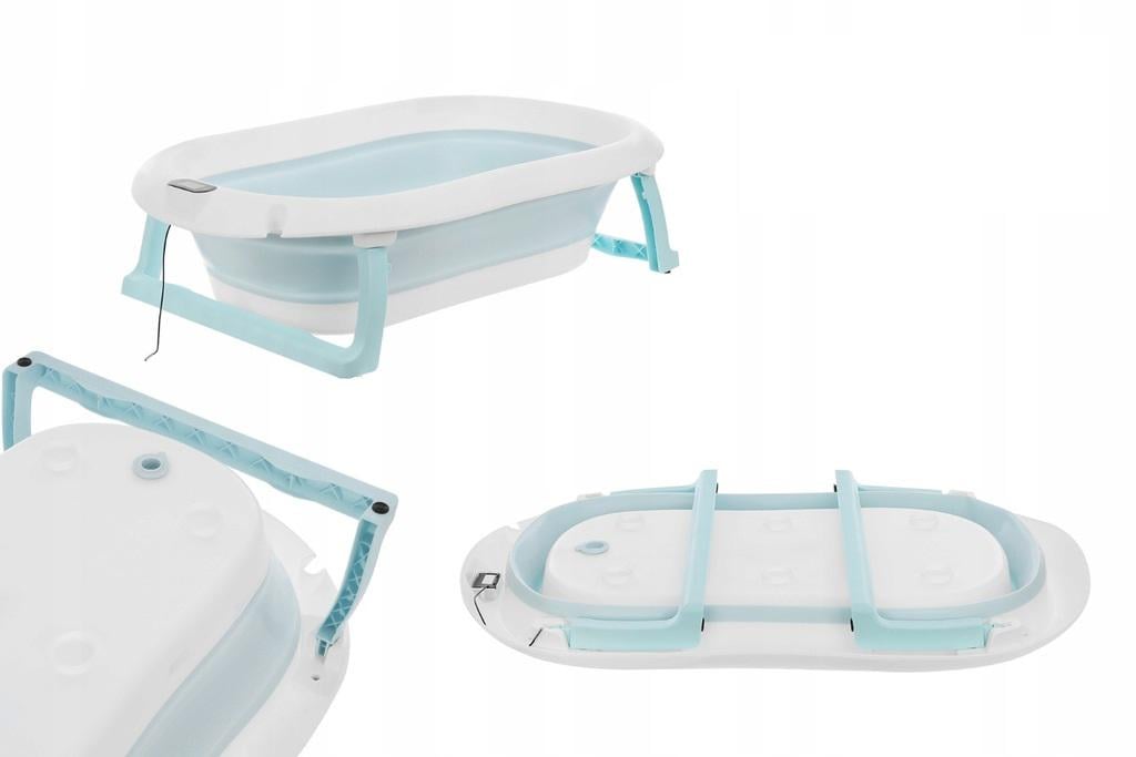 Детская ванночка складная Hanert KinderBad Blue с подушкой и термометром - фото 5 Детская ванночка складная Hanert KinderBad Blue с подушкой и термометром - фото 5