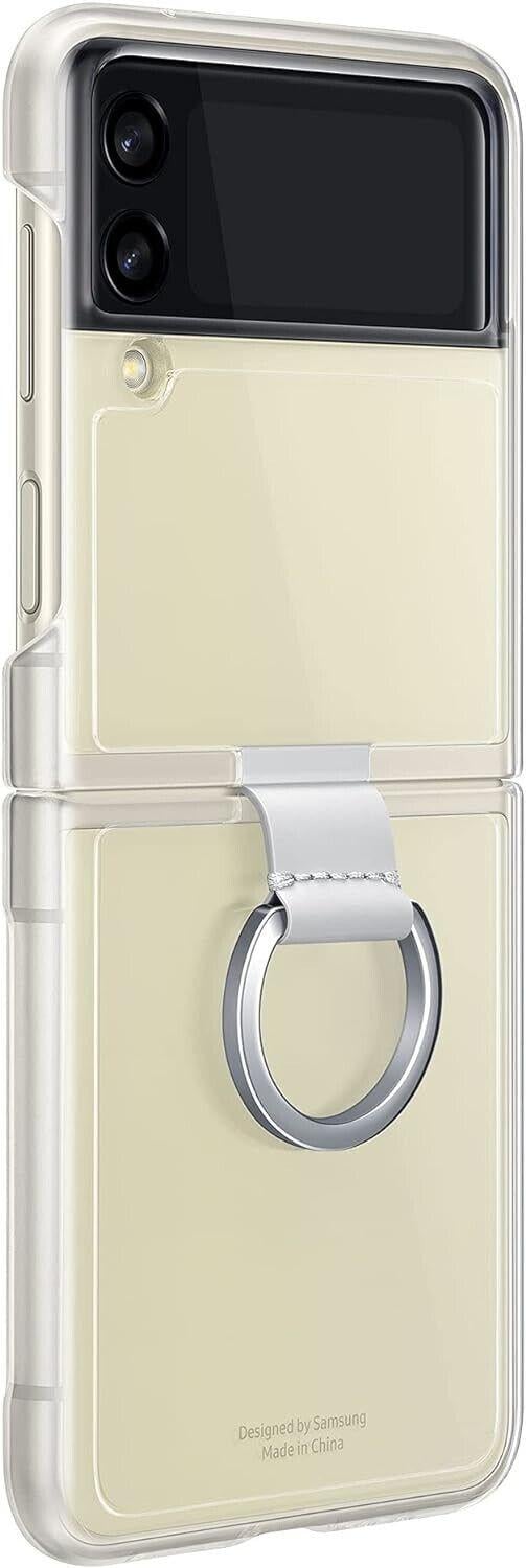 Чехол прозрачный противоударный Clear Cover with Ring EF-QF711CTEGRU SM-F711 для Samsung Galaxy Z Flip3 Crystal