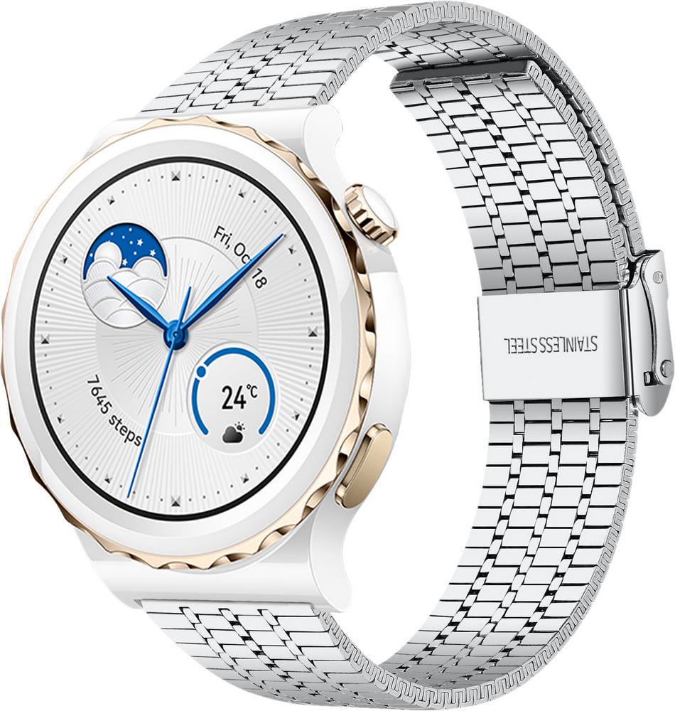 Браслет металлический Counic для Huawei Watch GT3 Pro 43 мм Silver (37316-59) Браслет металлический Counic для Huawei Watch GT3 Pro 43 мм Silver (37316-59)