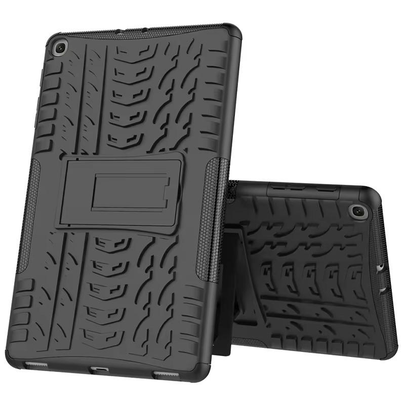 Чехол противоударный TPU+PC Protector Stand Samsung Galaxy Tab A7 Lite 8,7 SM-T220 Black (00000073559_1) - фото 2 Чехол противоударный TPU+PC Protector Stand Samsung Galaxy Tab A7 Lite 8,7 SM-T220 Black (00000073559_1) - фото 2